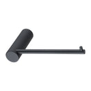 Diamora Luxury Knurled Bathroom Toilet Paper Hook Roll Tissue Holder Round Stainless Steel Black - NZHomeware