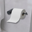 Diamora Luxury Knurled Bathroom Toilet Paper Hook Roll Tissue Holder Round Stainless Steel Black - NZHomeware