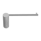 Diamora Luxury Knurled Bathroom Toilet Paper Hook Roll Tissue Holder Round Stainless Steel Brushed Nickel - NZHomeware