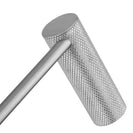Diamora Luxury Knurled Bathroom Toilet Paper Hook Roll Tissue Holder Round Stainless Steel Brushed Nickel - NZHomeware