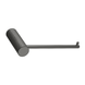 Diamora Luxury Knurled Bathroom Toilet Paper Hook Roll Tissue Holder Round Stainless Steel Gunmetal Grey - NZHomeware
