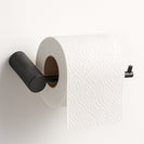 Diamora Luxury Knurled Bathroom Toilet Paper Hook Roll Tissue Holder Round Stainless Steel Gunmetal Grey - NZHomeware
