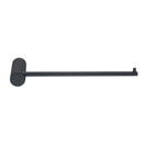 Diamora Luxury Knurled Black Hand Towel Holder Towel Rail Stainless Steel 304 - NZHomeware
