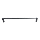 Diamora Luxury Knurled Black Single Towel Rack Rail 600mm - NZHomeware