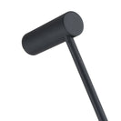 Diamora Luxury Knurled Black Single Towel Rack Rail 600mm - NZHomeware