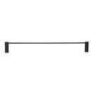 Diamora Luxury Knurled Black Single Towel Rack Rail 600mm - NZHomeware