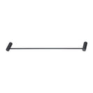 Diamora Luxury Knurled Black Single Towel Rack Rail 600mm - NZHomeware