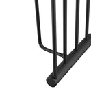Diamora Luxury Knurled Black Towel Rack With Hanging Rail Bath Towel Shelf Storage - NZHomeware