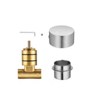 Diamora Luxury Knurled Brushed Nickel Progressive Wall Mixer Shower Mixer Tap - NZHomeware