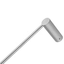 Diamora Luxury Knurled Brushed Nickel Single Towel Rack Rail 600mm - NZHomeware