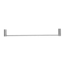 Diamora Luxury Knurled Brushed Nickel Single Towel Rack Rail 600mm - NZHomeware