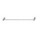 Diamora Luxury Knurled Brushed Nickel Single Towel Rack Rail 600mm - NZHomeware