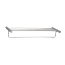 Diamora Luxury Knurled Brushed Nickel Towel Rack With Hanging Rail Bath Towel Shelf Storage - NZHomeware