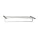 Diamora Luxury Knurled Brushed Nickel Towel Rack With Hanging Rail Bath Towel Shelf Storage - NZHomeware
