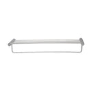 Diamora Luxury Knurled Brushed Nickel Towel Rack With Hanging Rail Bath Towel Shelf Storage - NZHomeware