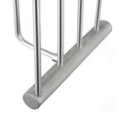 Diamora Luxury Knurled Brushed Nickel Towel Rack With Hanging Rail Bath Towel Shelf Storage - NZHomeware