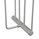 Diamora Luxury Knurled Brushed Nickel Towel Rack With Hanging Rail Bath Towel Shelf Storage - NZHomeware