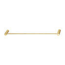 Diamora Luxury Knurled Brushed Yellow Gold Single Towel Rack Rail 600mm - NZHomeware