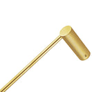 Diamora Luxury Knurled Brushed Yellow Gold Single Towel Rack Rail 600mm - NZHomeware