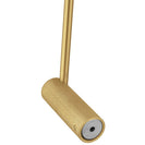 Diamora Luxury Knurled Brushed Yellow Gold Single Towel Rack Rail 600mm - NZHomeware