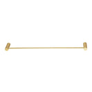 Diamora Luxury Knurled Brushed Yellow Gold Single Towel Rack Rail 600mm - NZHomeware