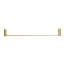 Diamora Luxury Knurled Brushed Yellow Gold Single Towel Rack Rail 600mm - NZHomeware