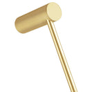 Diamora Luxury Knurled Brushed Yellow Gold Single Towel Rack Rail 600mm - NZHomeware
