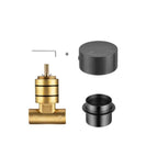 Diamora Luxury Knurled Gunmetal Grey Progressive Wall Mixer Shower Mixer Tap - NZHomeware