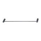 Diamora Luxury Knurled Gunmetal Grey Single Towel Rack Rail 600mm - NZHomeware