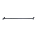 Diamora Luxury Knurled Gunmetal Grey Single Towel Rack Rail 600mm - NZHomeware