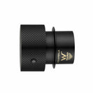 Diamora Luxury Knurled Matt Black Progressive Wall Mixer Shower Mixer Tap - NZHomeware