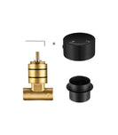 Diamora Luxury Knurled Matt Black Progressive Wall Mixer Shower Mixer Tap - NZHomeware