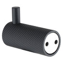 Diamora Luxury Knurled Robe Hook Black Stainless Steel 304 - NZHomeware