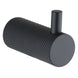 Diamora Luxury Knurled Robe Hook Black Stainless Steel 304 - NZHomeware
