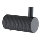 Diamora Luxury Knurled Robe Hook Black Stainless Steel 304 - NZHomeware