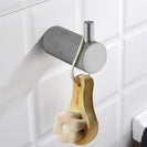 Diamora Luxury Knurled Robe Hook Brushed Nickel Stainless Steel 304 - NZHomeware