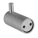 Diamora Luxury Knurled Robe Hook Brushed Nickel Stainless Steel 304 - NZHomeware