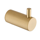 Diamora Luxury Knurled Robe Hook Brushed Yellow Gold Stainless Steel 304 - NZHomeware