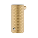 Diamora Luxury Knurled Robe Hook Brushed Yellow Gold Stainless Steel 304 - NZHomeware