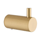 Diamora Luxury Knurled Robe Hook Brushed Yellow Gold Stainless Steel 304 - NZHomeware