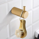 Diamora Luxury Knurled Robe Hook Brushed Yellow Gold Stainless Steel 304 - NZHomeware