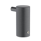Diamora Luxury Knurled Robe Hook Gunmetal Grey Stainless Steel 304 - NZHomeware
