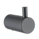 Diamora Luxury Knurled Robe Hook Gunmetal Grey Stainless Steel 304 - NZHomeware