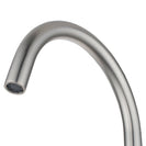 Diamora Progressive Hob Kitchen Sink Mixer Set Gooseneck Basin Mixer Tap Brushed Nickel - NZHomeware