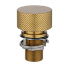 Diamora Progressive Hob Kitchen Sink Mixer Set Gooseneck Basin Mixer Tap Brushed Yellow Gold - NZHomeware