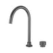 Diamora Progressive Hob Kitchen Sink Mixer Set Gooseneck Basin Mixer Tap Gunmetal Grey - NZHomeware