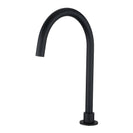 Diamora Progressive Hob Kitchen Sink Mixer Set Gooseneck Basin Mixer Tap Matte Black - NZHomeware