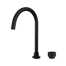 Diamora Progressive Hob Kitchen Sink Mixer Set Gooseneck Basin Mixer Tap Matte Black - NZHomeware
