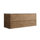 BROOKLYN 1200MM Wall Hung Curved Edge Plywood Vanity-Light Oak - NZHomeware