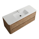 BROOKLYN 1200MM Wall Hung Curved Edge Plywood Vanity-Light Oak - NZHomeware